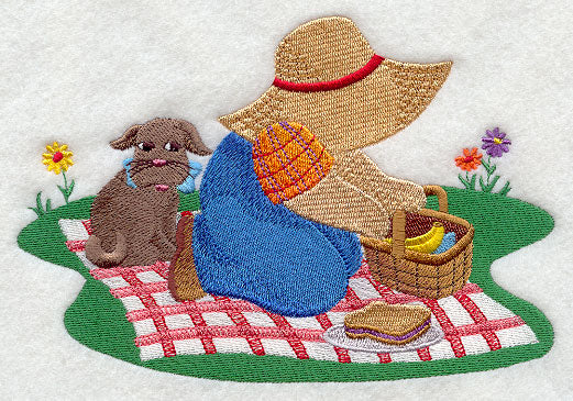 Picnicking Fisherman Fred