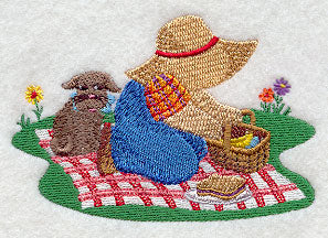 Picnicking Fisherman Fred