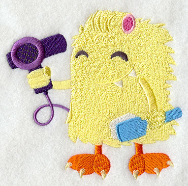 Bath Monster with Hairdryer