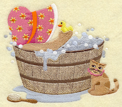 Bath Time Sunbonnet Sue