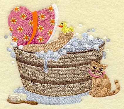 Bath Time Sunbonnet Sue