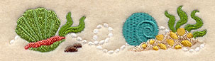 Merry Mermaid Border