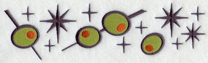 Retro Martini Border