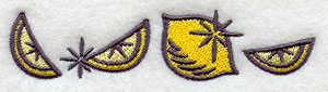 Retro Lemonade Border