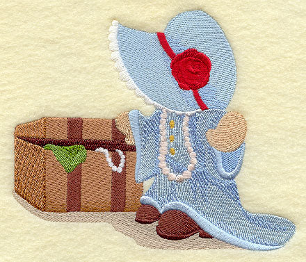 Sunbonnet Sue Plays Dress-Up