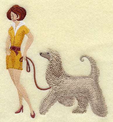 Fashionista and Afghan Hound