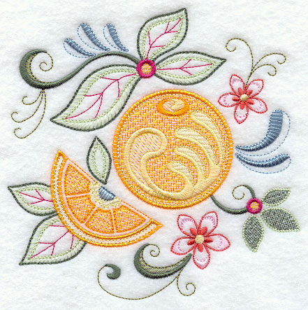 Vintage Jacobean Oranges