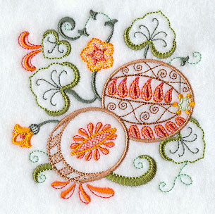 Vintage Jacobean Cantaloupe