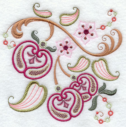 Vintage Jacobean Cherries