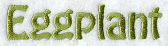 Eggplant Text