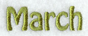 March Text