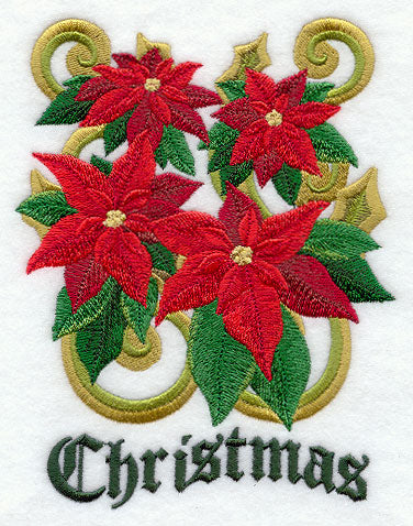 Victorian Poinsettia - Christmas
