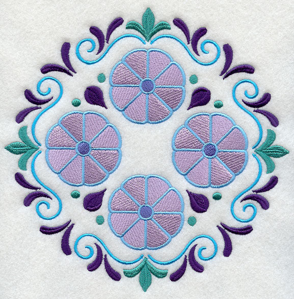 Stylin' Suzani Floral Circle 2