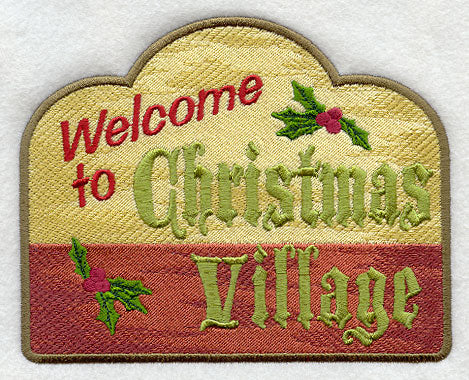 Welcome to Christmas Village Sign