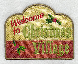 Welcome to Christmas Village Sign