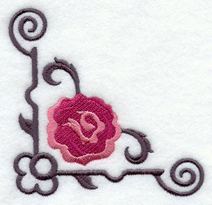 Rose and Wrought Iron Corner