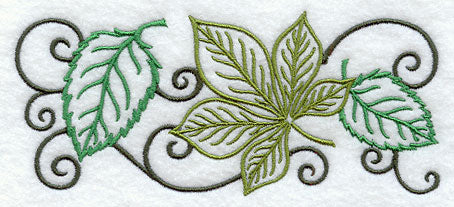 Lilting Leaves Border