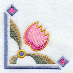 Art Deco Tulip Corner