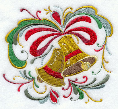 Rosemaling Christmas Bells