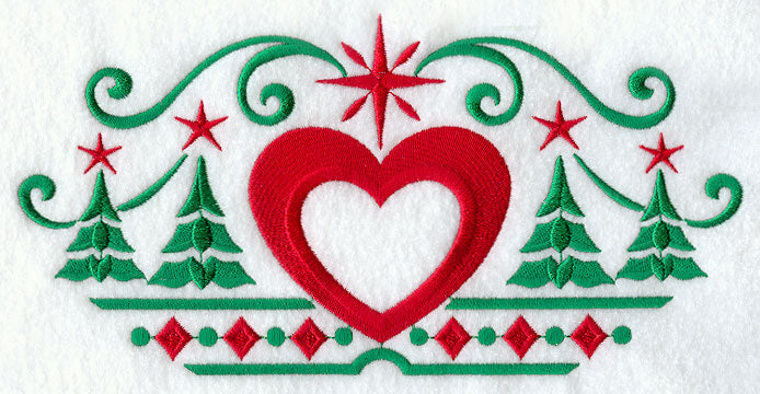Nordic Christmas Hearts