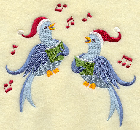 Singing Christmas Songbirds