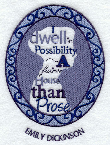 Emily Dickinson Cameo Silhouette