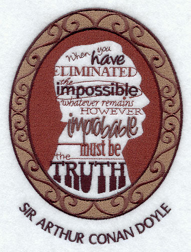 Sir Arthur Conan Doyle Cameo Silhouette