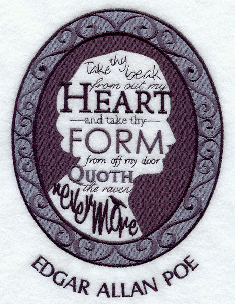 Edgar Allan Poe Cameo Silhouette