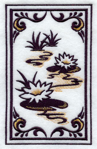 Chinoiserie Lotus Panel