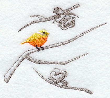 Chinoiserie Bird in Branch 4