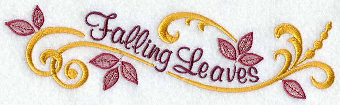 Falling Leaves Filigree Border