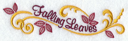 Falling Leaves Filigree Border