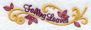 Falling Leaves Filigree Border