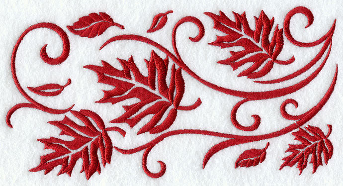 Blowing Leaf Border
