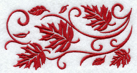 Blowing Leaf Border