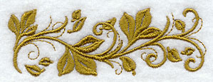 Whirling Leaf Border
