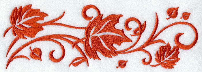 Cool and Crisp Leaf Border