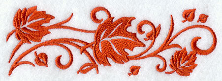 Cool and Crisp Leaf Border