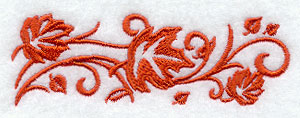 Cool and Crisp Leaf Border
