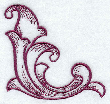 Baroque Flourish Corner
