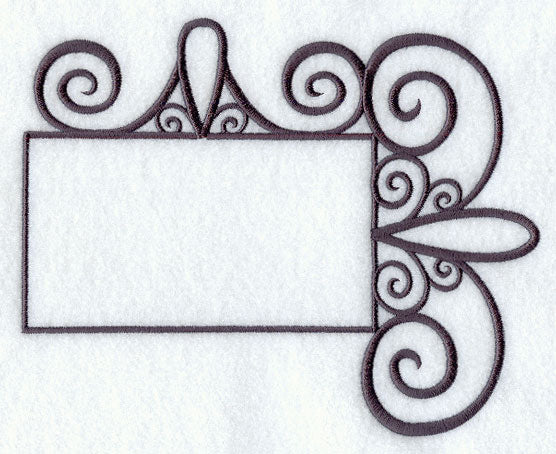 Wrought Iron Label