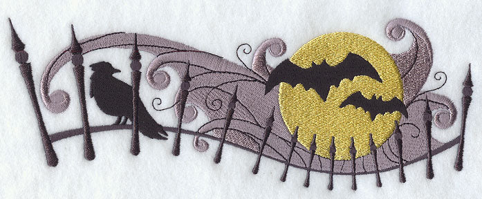 Haunted Halloween Scene