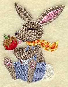 Bunny in Bib Overalls