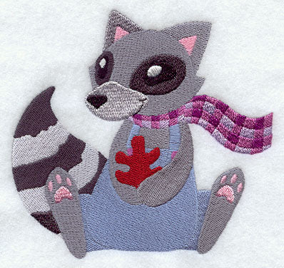 Raccoon in Bib Overalls