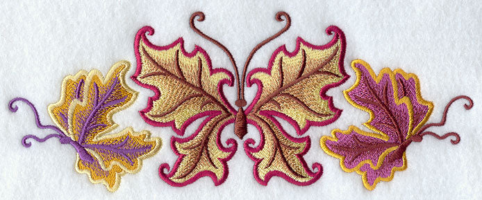 Leaf-Winged Butterfly Trio