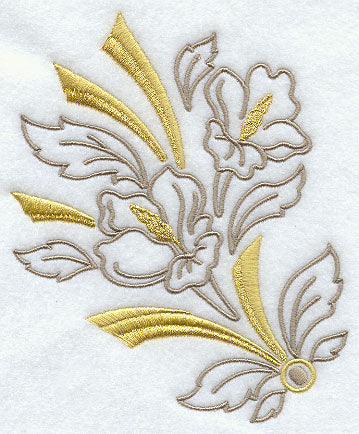 Art Deco Floral Spray