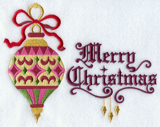 Merry Christmas and Antique Ornament