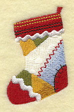Patchwork Christmas Stocking