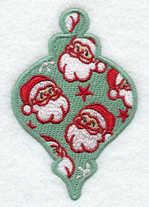 Wrapped Up In Santa Claus Ornament