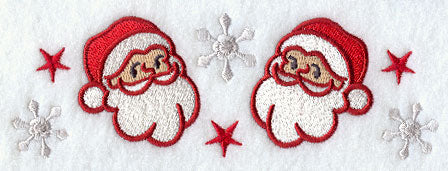 Wrapped Up In Santa Claus Border